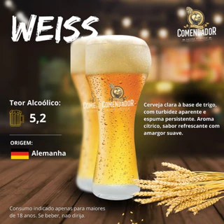 Cerveja WEISS (Trigo) Comendador 600ml (3un)