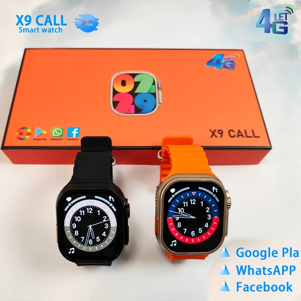 SMARTWATCH X9 CALL 4G ANDROID 8.1 PLAY STORE WIFI ENTRADA PARA SIM CARD GPS E NFC