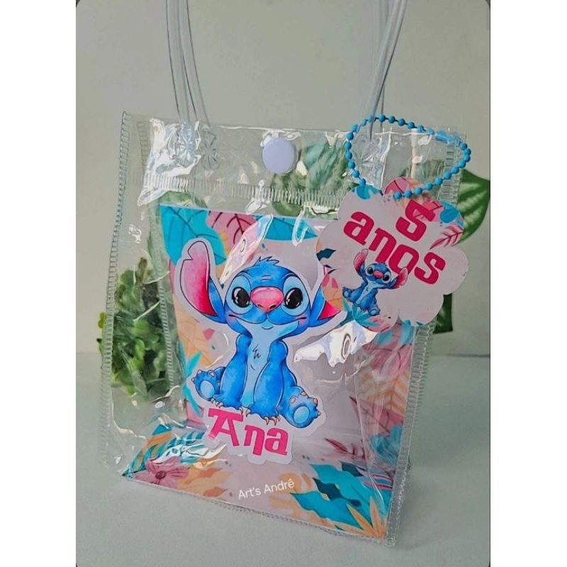 sacolinha PVC transparente personalizada 15x13x7 | Shopee Brasil