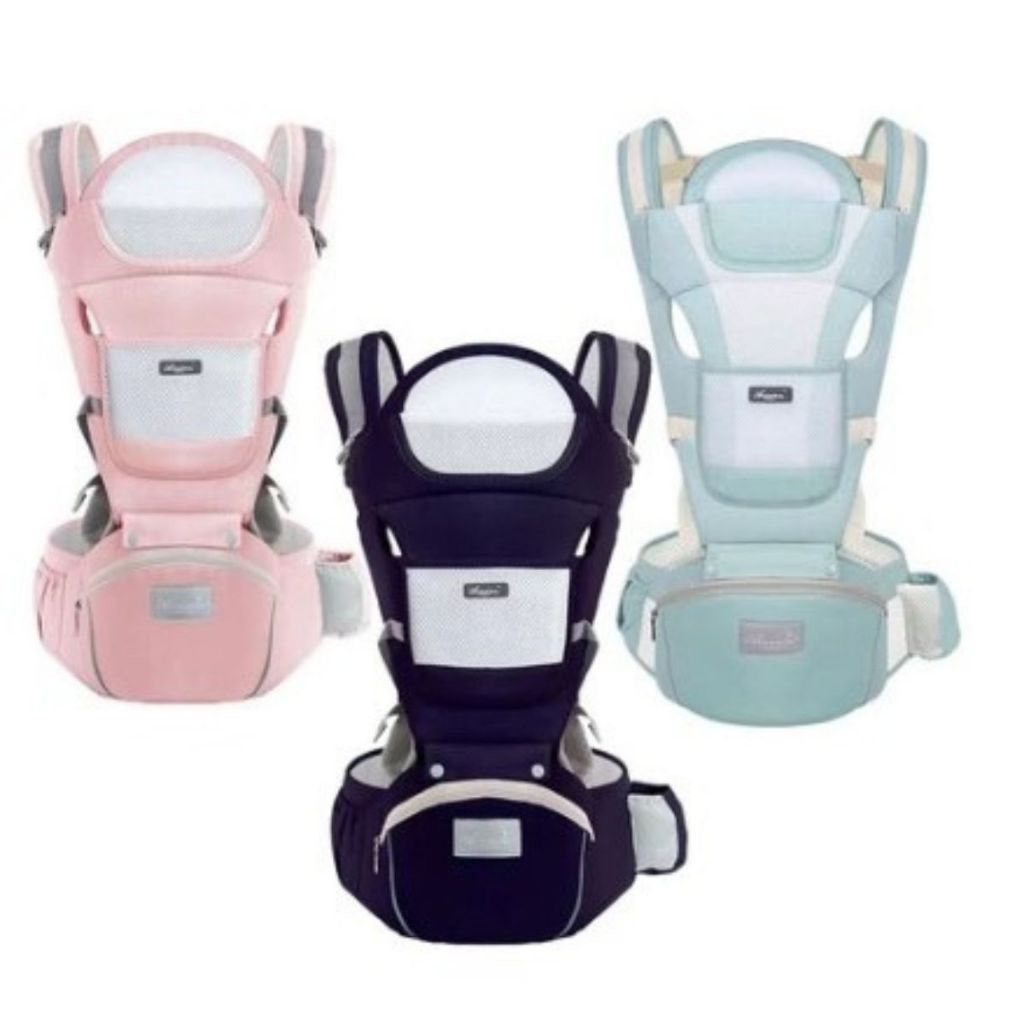Canguru Para Bebê 0-3 Anos Ergonômico 3 Em 1 Estilo Canguru Frontal ...
