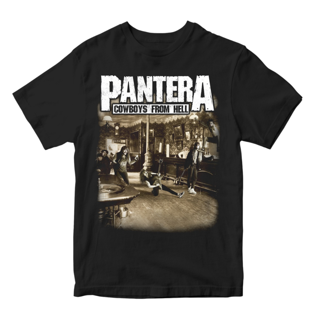 Camiseta Pantera Cowboys From Hell | Shopee Brasil