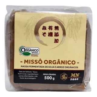 500g Pasta de Soja Misso Orgânico MN FOOD - Massa Fermentada de Soja e arroz orgânicos