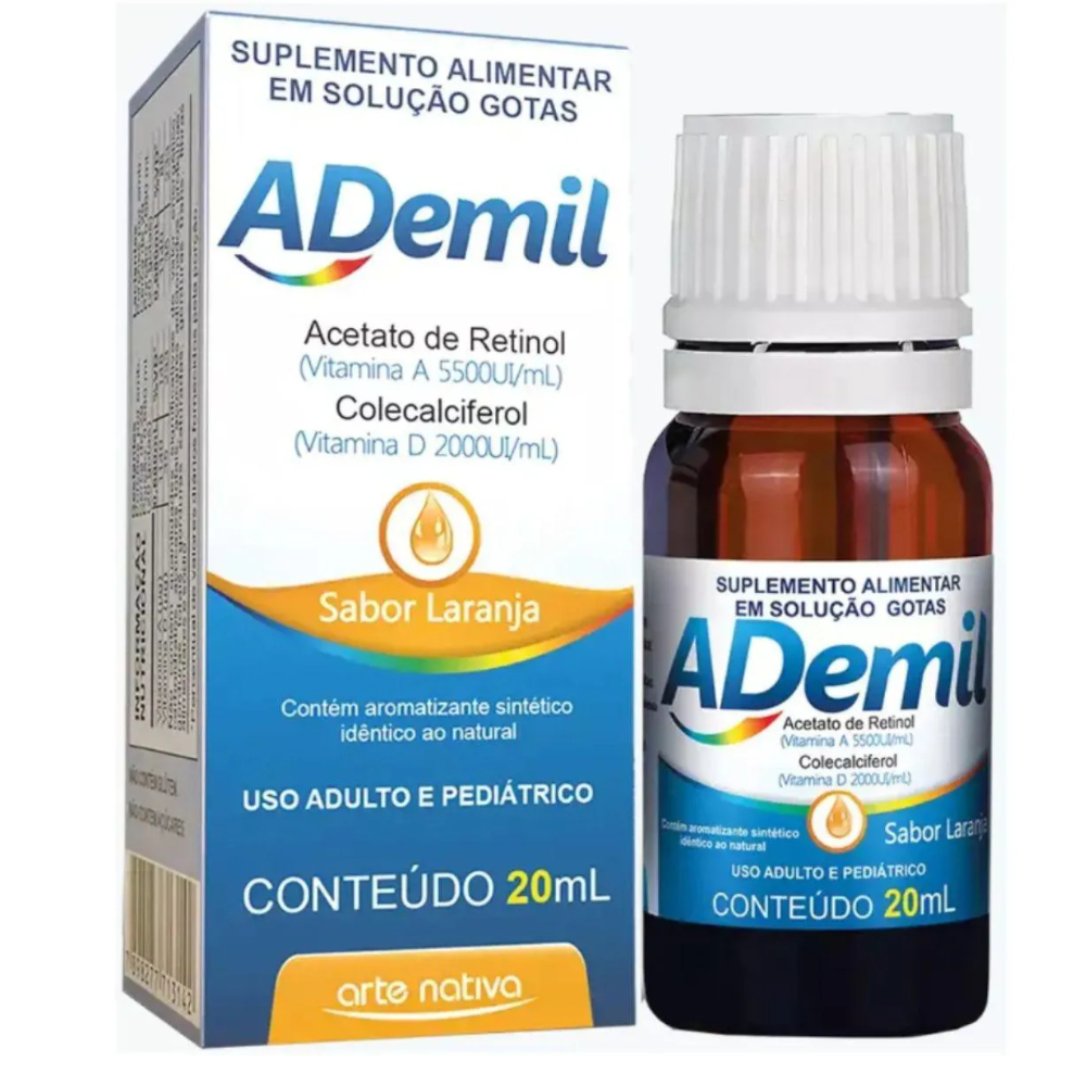 ADemil A+D Gotas 20ml Vitamina | Shopee Brasil