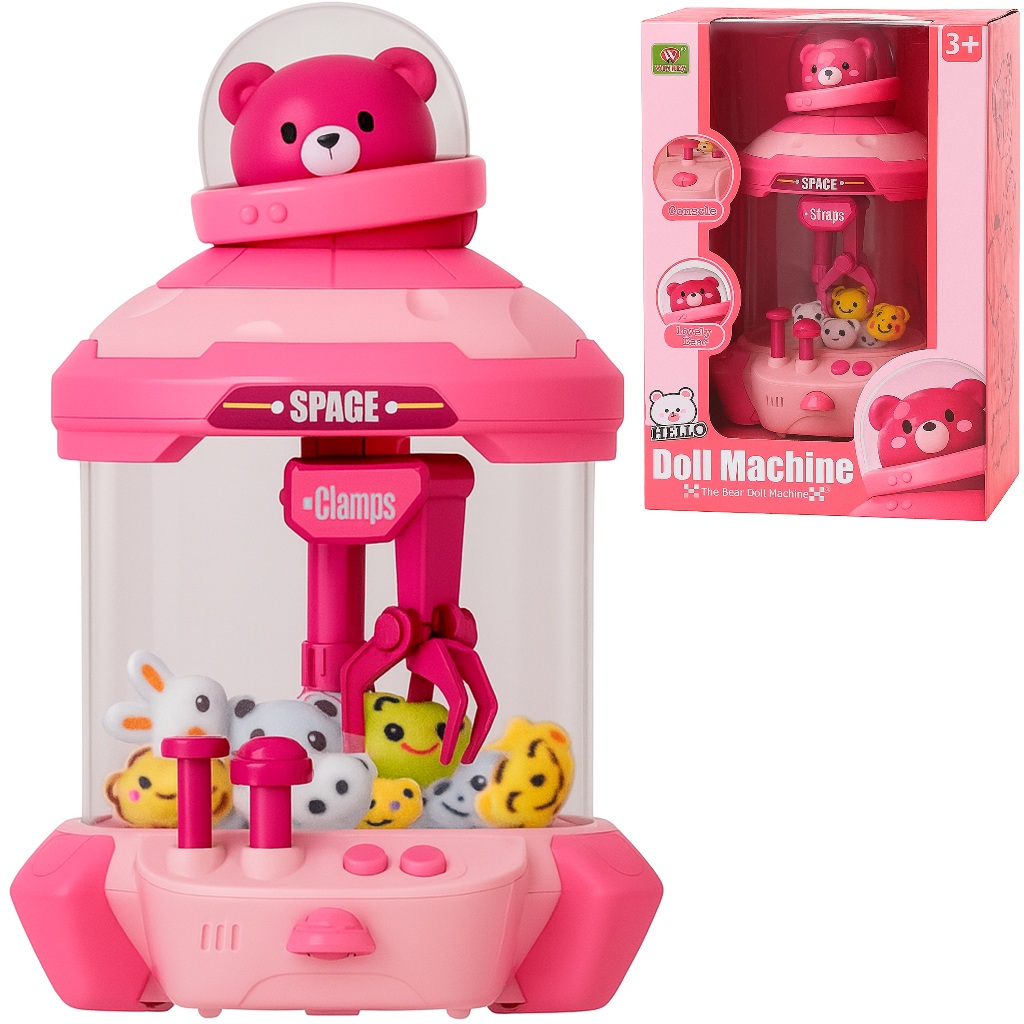 Mini Máquina de Diversão Pega Ursinhos Maquininha De Pegar Bichinho ...