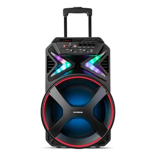 Caixa de Som Amplificada Mondial Connect Lights 400W em Oferta na Shopee