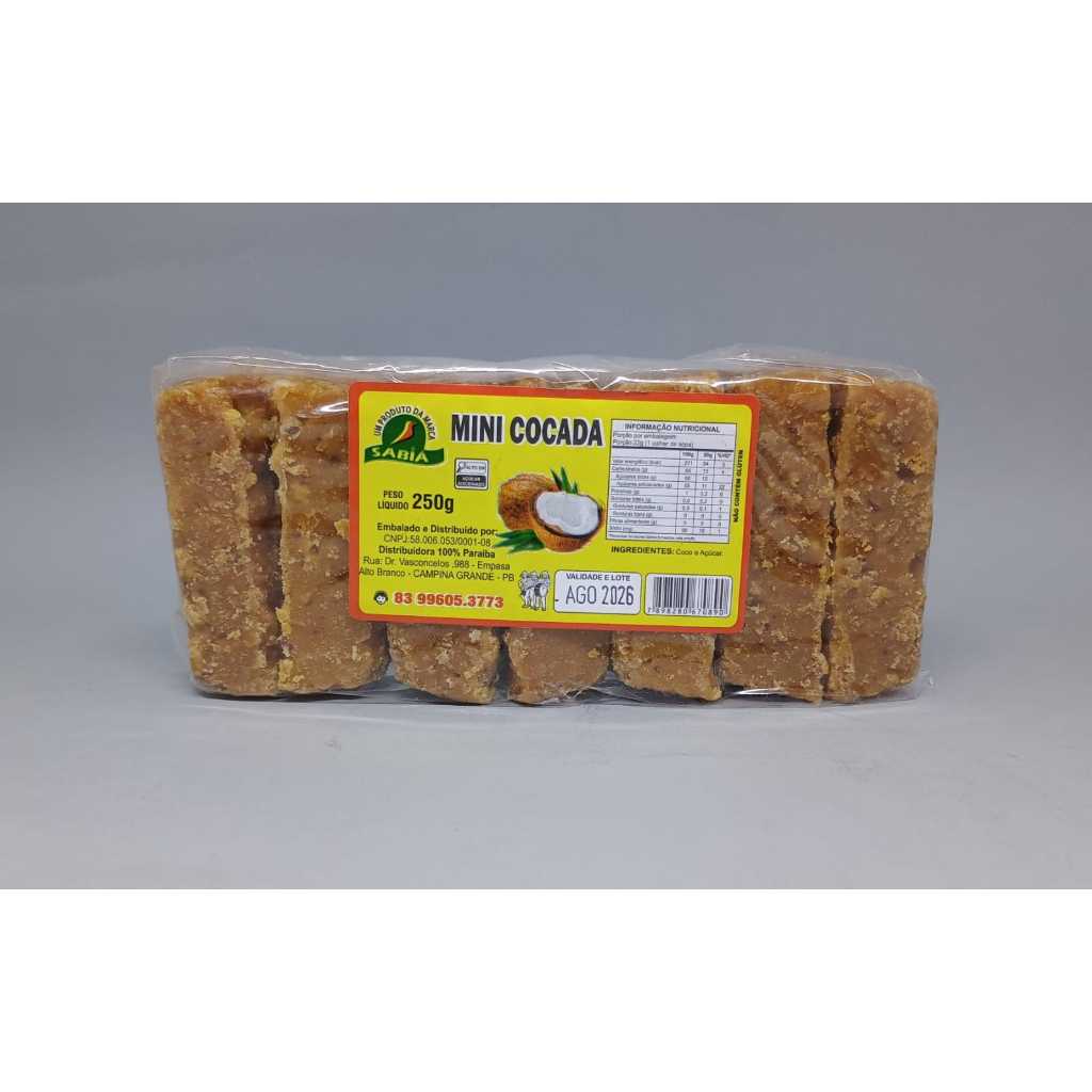 Mini Cocada Sabía 250g | Shopee Brasil