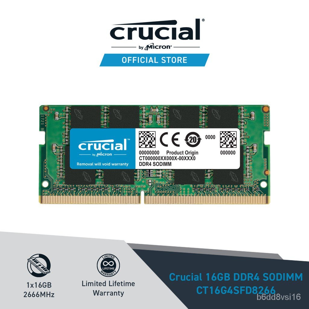 Memória RAM Crucial 16GB DDR4 2666MHz – Notebook | Shopee Brasil