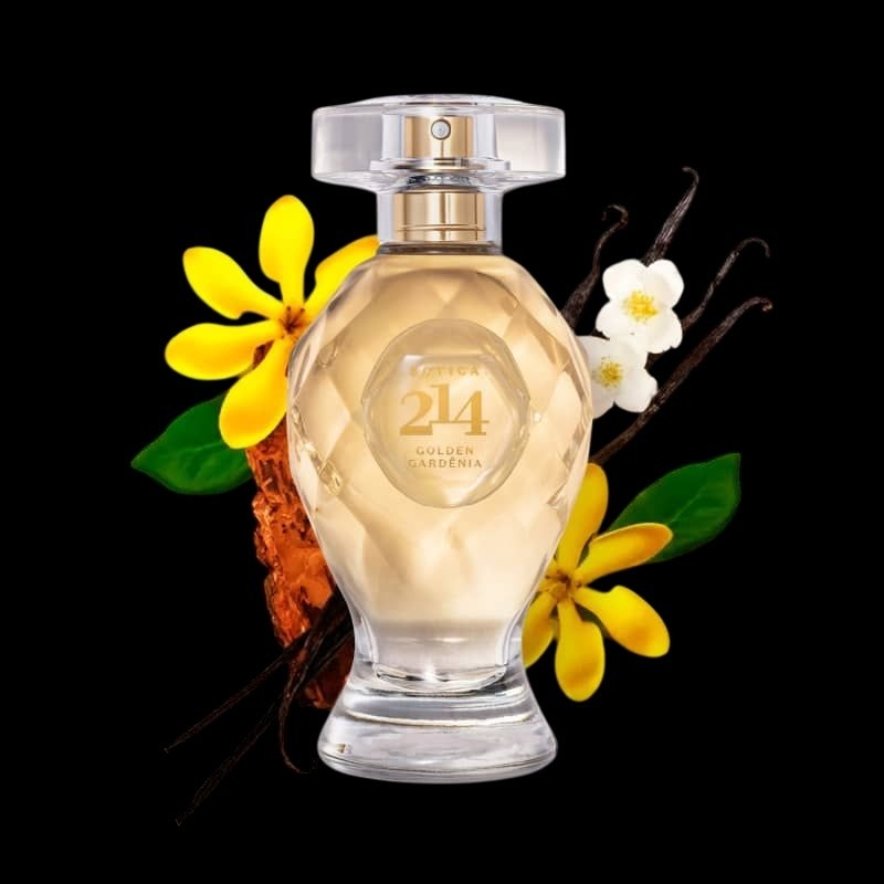 Perfume miniatura 10ml 214 Golden Gardênia Original, lily | Shopee Brasil