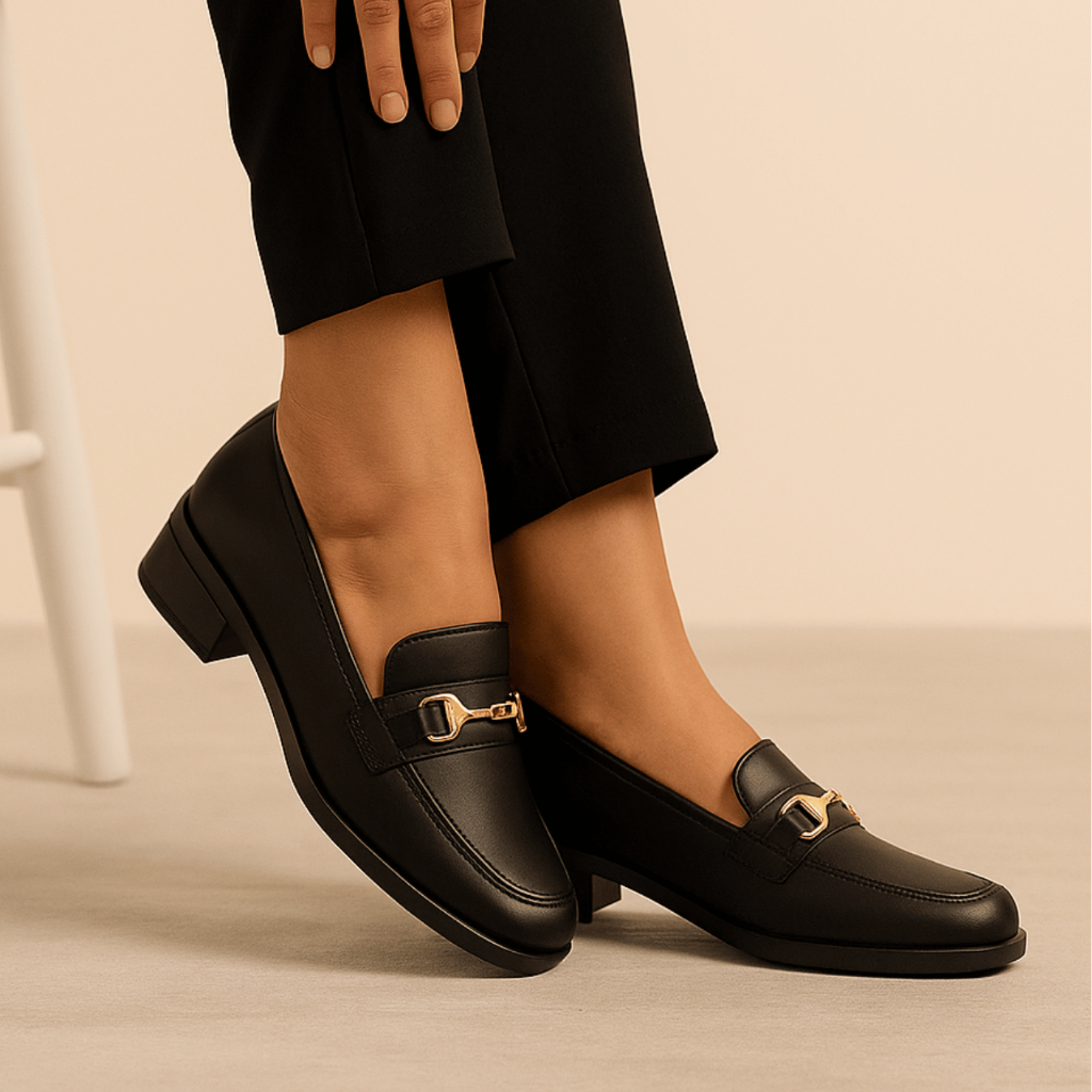 Sapato Mocassim Feminino Bico Quadrado Agatha Original