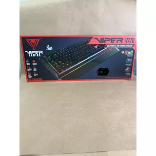 Teclado Mecanico Patriot Viper V770, RGB, Switch Red, PV770MRUMXGM-BR [OPEN BOX]