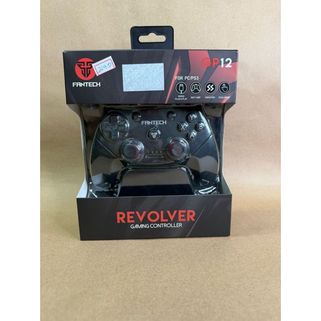 Controle Gamer Fantech GP12 Revolver, PC/PS3, Preto, GP12-BK [OPEN BOX ...