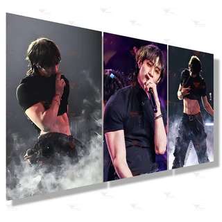 Bang Chan Kit 3 Quadros Decorativos Stray Kids SKZ Kpop Christopher Show UTT Excelente Qualidade