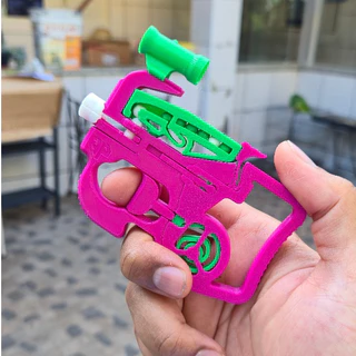 Mini Airsoft Pistola de bolinhas com carregador removível | Impresso em 3D