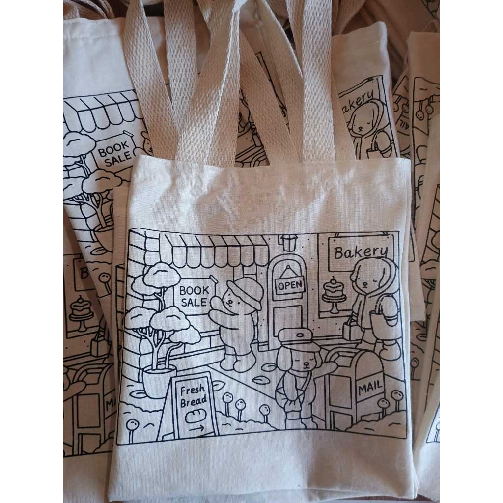 KIT 12 ECOBAGS PARA COLORIR- LEMBRANCINHA INFANTIL SUSTENTÁVEL 20X25 ...