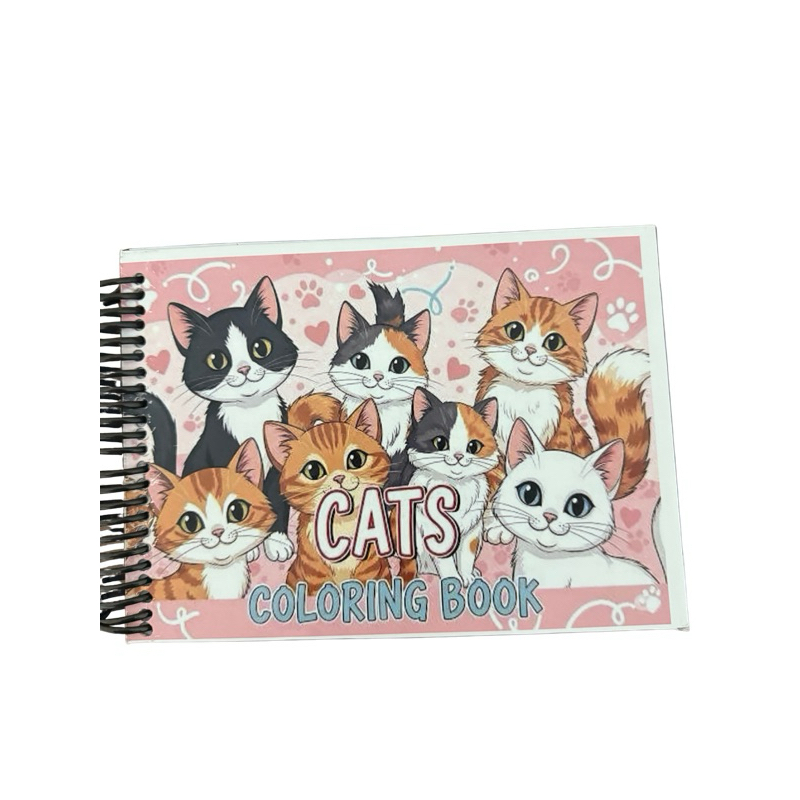 Livro de Colorir Gatos 60 Páginas Estilo Comfy &amp; Cozy | Shopee Brasil