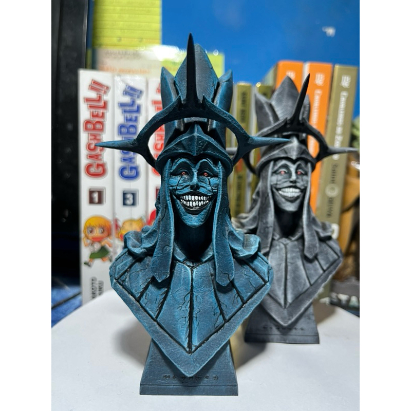 Estatua efeito pedra ou unicolor para fãs 15cm