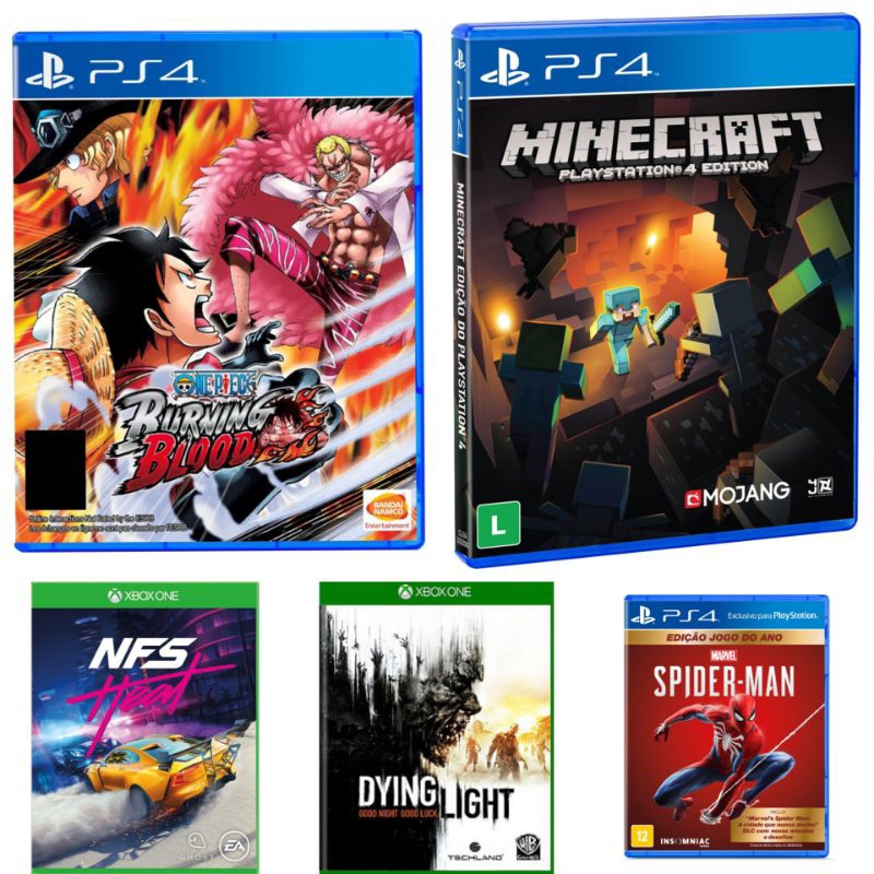 Jogos de Xbox One e Play Mídia Física CD Originais | Shopee Brasil