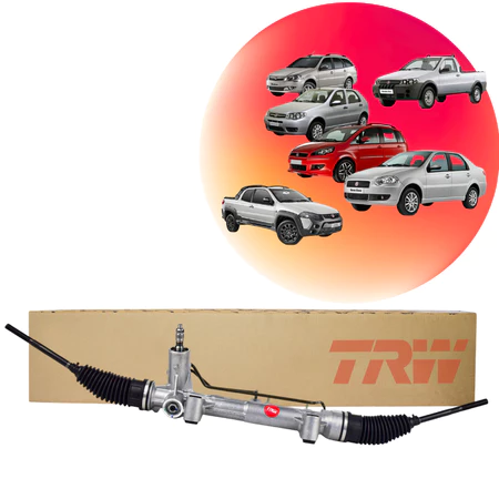 Caixa Direção Hidraulica Nova Trw Palio Strada Fire Etork Idea Siena Fire Ap 2000 C.Axial S.Term