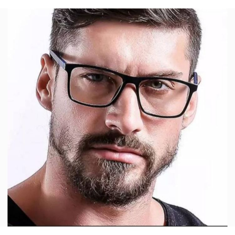 Óculos Armação Para Grau Masculino Casual Moderna, Armação de Grau TR90 ...