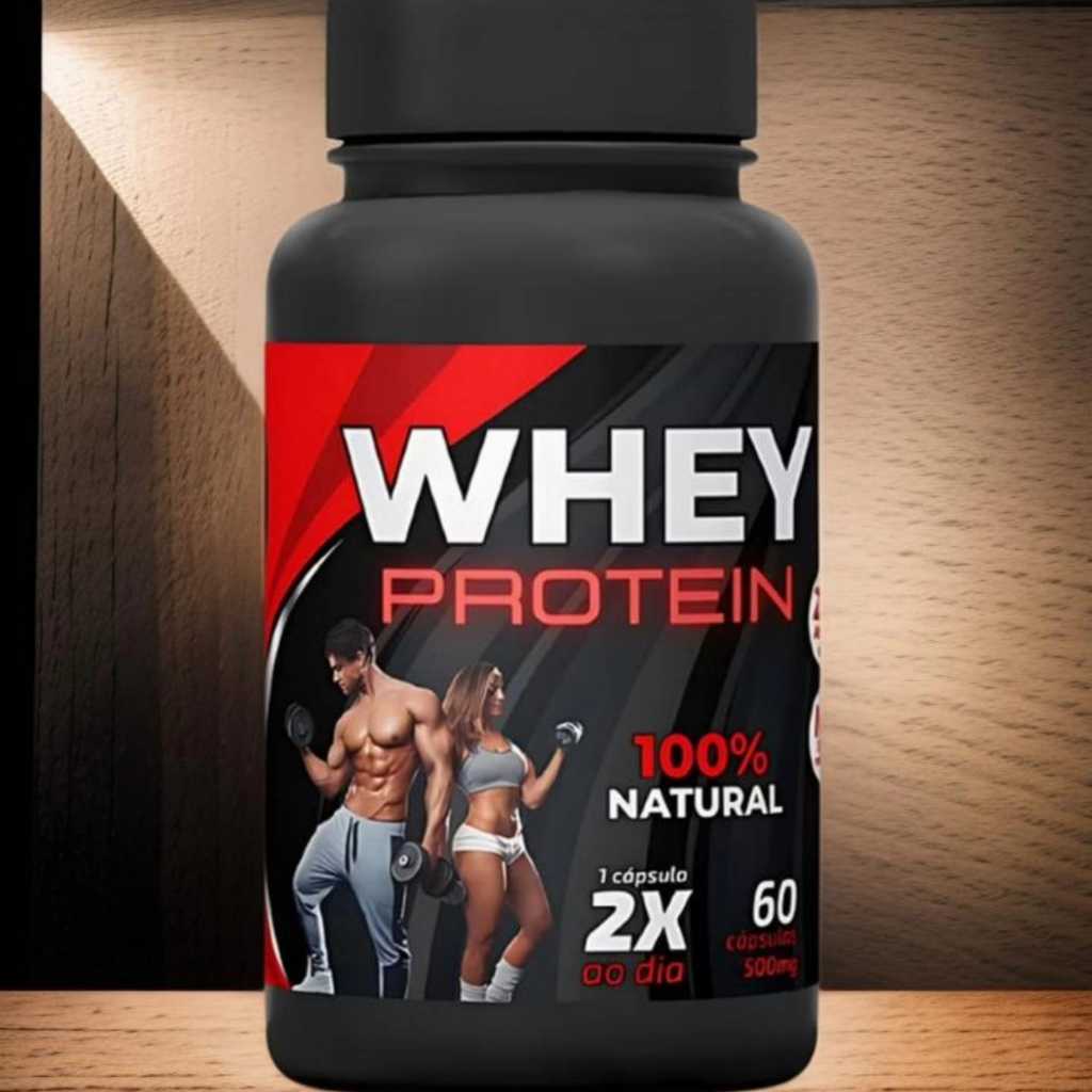 Whey Protein Legítimo 120 Caps 500mg | Shopee Brasil