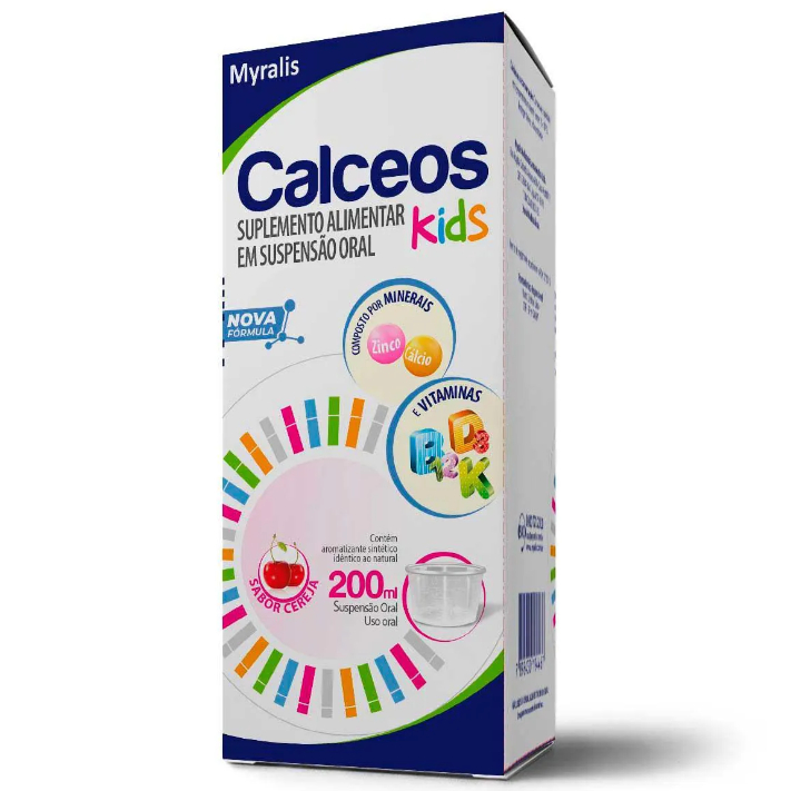 Calceos Kids Sabor Cereja – 200ml | Shopee Brasil