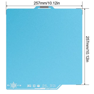 Placa tipo PEI Mesa Fria Panda Plate Cryogrip Pro Frostbite Biqu Bambu Lab