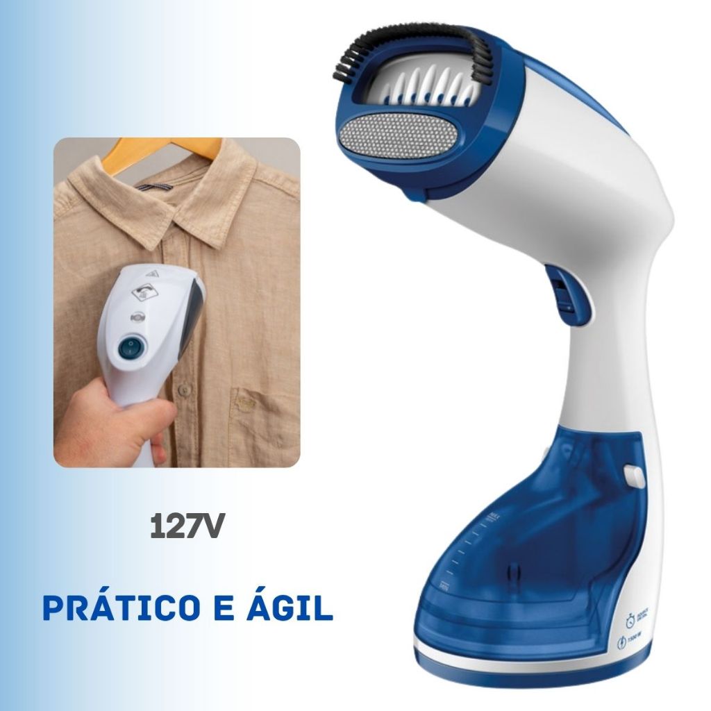 Ferro Vaporizador De Roupa 1100 W Passadeira Portátil Versão Premium ...