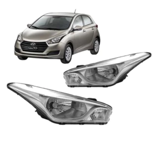 Farol Hb20 Sedan/Hatch 2012 2013 2014 2015 Cromado
