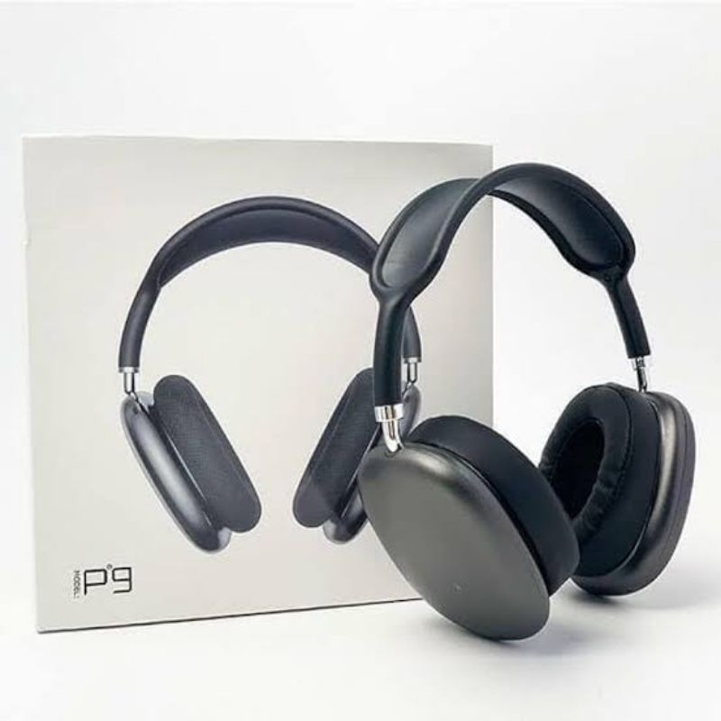 Fone De Ouvido Bluetooth Sem Fio Headphone P9 Preto | Shopee Brasil