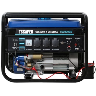 Gerador de Energia a Gasolina 3,75kva Partida Elétrica Monofásico C/ tecnologia AVR 110/220V Tssaper em Oferta na Shopee