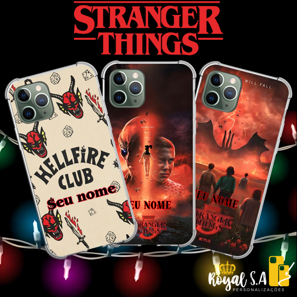 Capinha personalizada Stranger Things