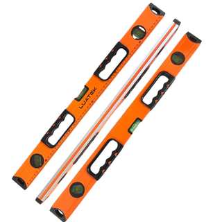 Nivel Bolha De Aluminio Prumo De Mão Nivelador 60cm 3 Bolhas