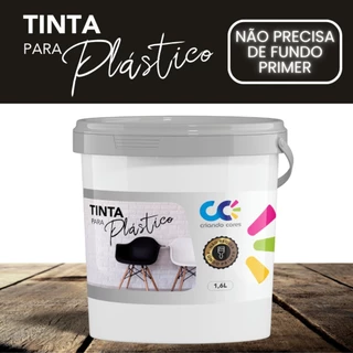 Tinta para Plastico 1,6 Kg NÃO NECESSITA Fundo Primer ou Preparação, Alta Durabilidade e Aderência
