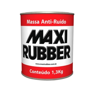 Massa Anti-Ruído Maxi Rubber 1,3 kg em Oferta na Shopee
