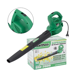 Soprador De Folhas Elétrico Gsf-2000 2000W - Garthen