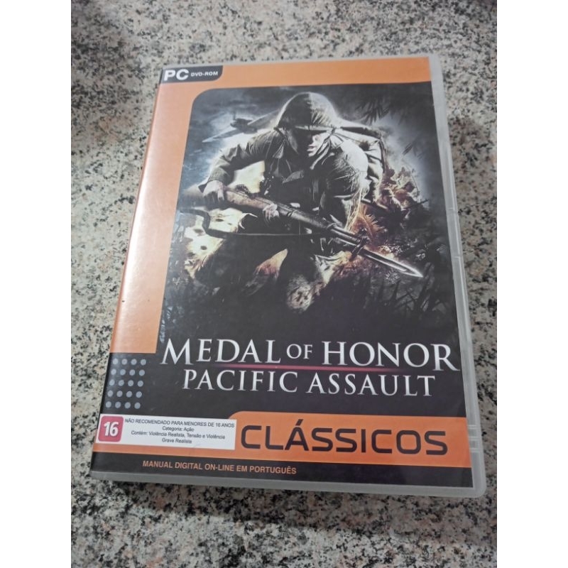 新品未開封　メダル オブ オナー パシフィック アサルト　PCゲーム Jogo de PC Medal of Honor Pacific Assault | Shopee Brasil