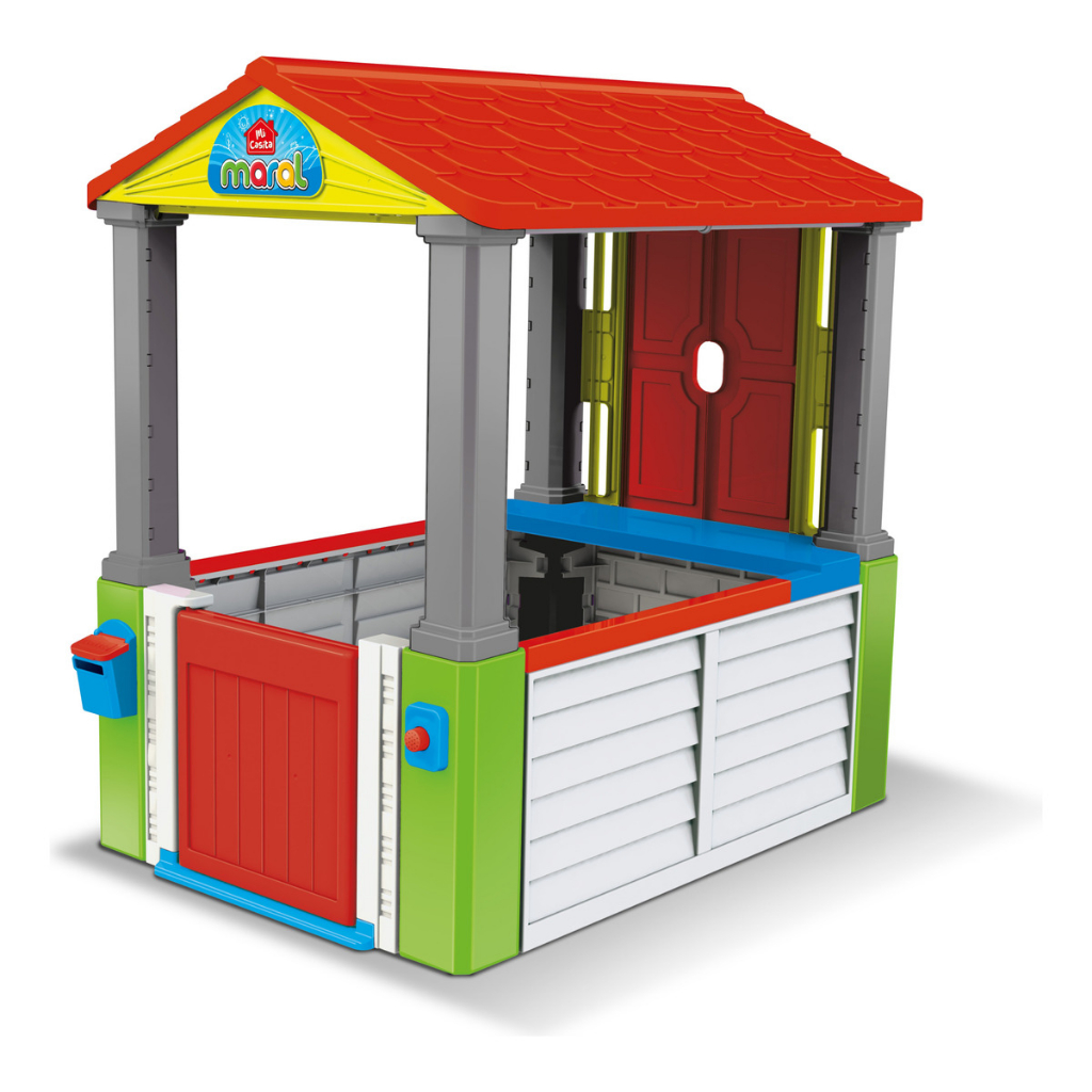 Casinha Para Brincar Menino Menina Mi Casita Colorida Rosa Maral Faz de Conta Infantil Brinquedo