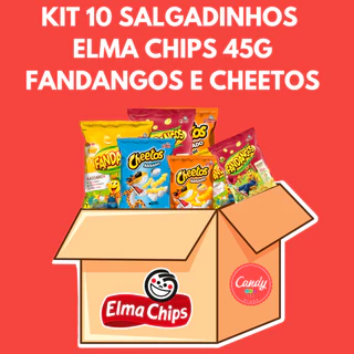 Kit 10 unidades Salgadinho Elma Chips 36g - Fandangos e Cheetos - Sabores diversos