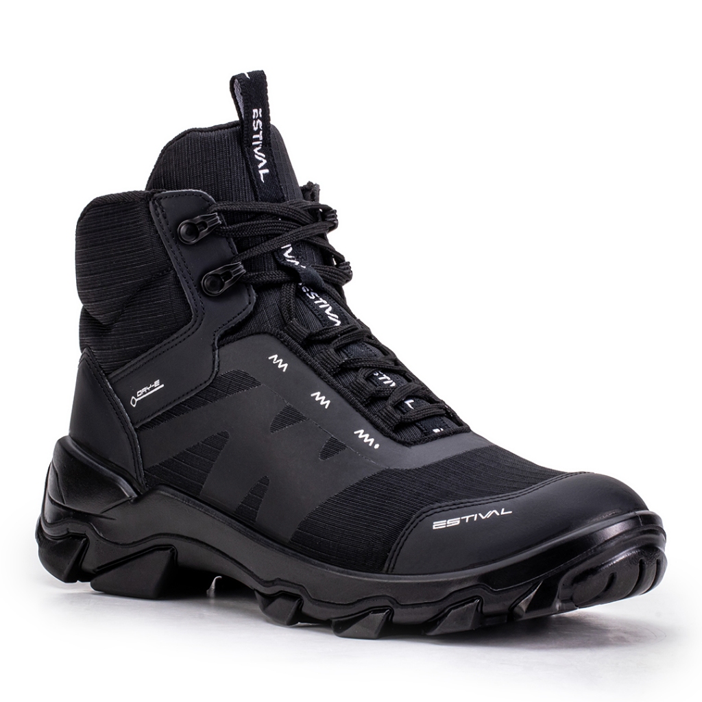 Bota De Segurança Estival ALL BLACK Botina Com Bico Composite ...