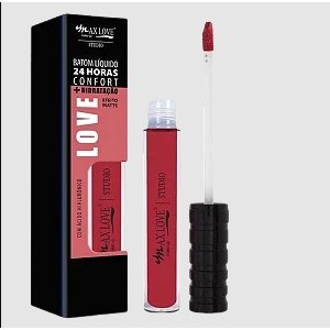 Batom Líquido Matte Max Love Vermelho 758 – 24h de Fixação Confortável ...