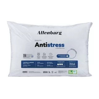 Travesseiro Altenburg Antistress Tech 0,50x0,70m Suporte Firme