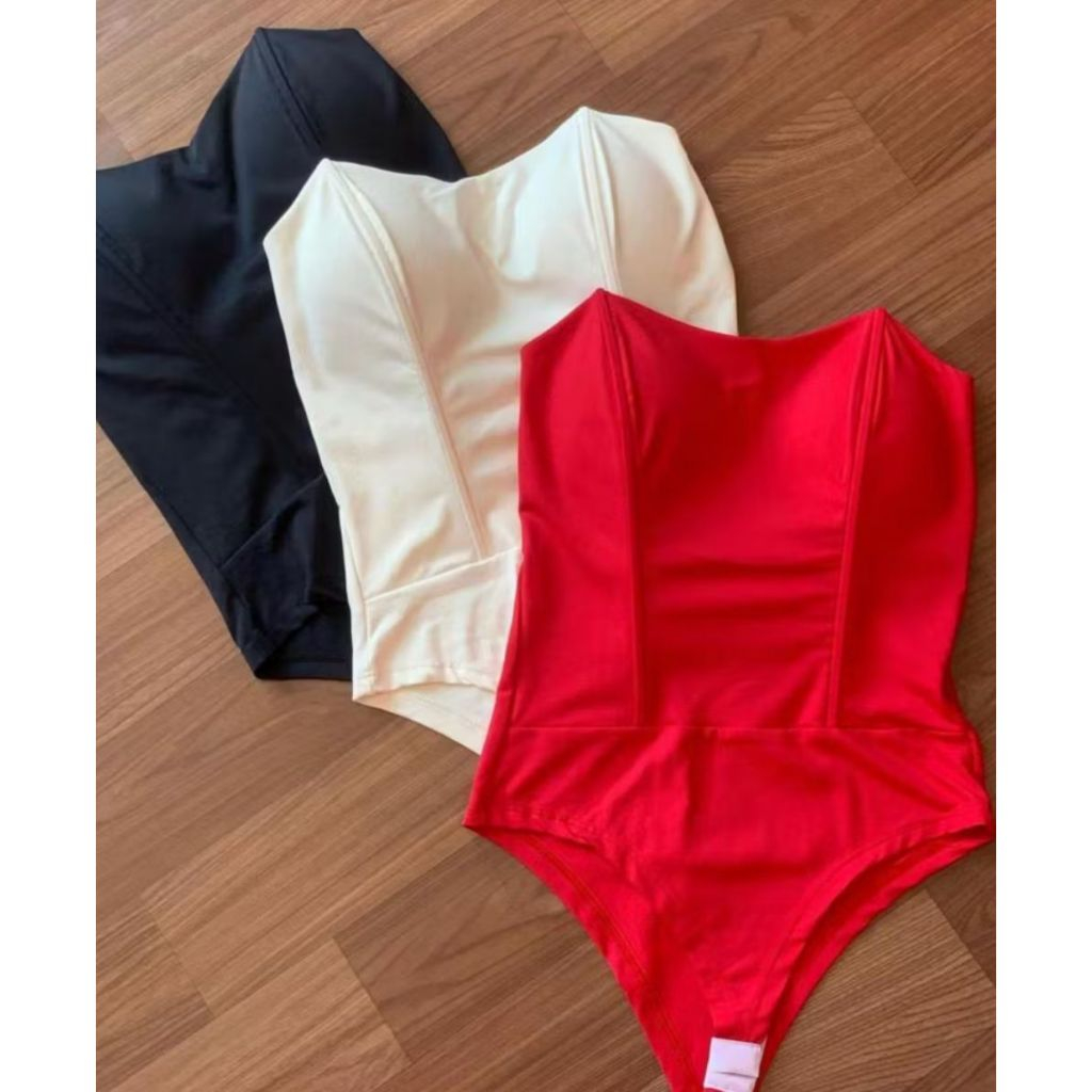 BODY TOMARA QUE CAIA CORSET COM BOJO FEMININO | Shopee Brasil