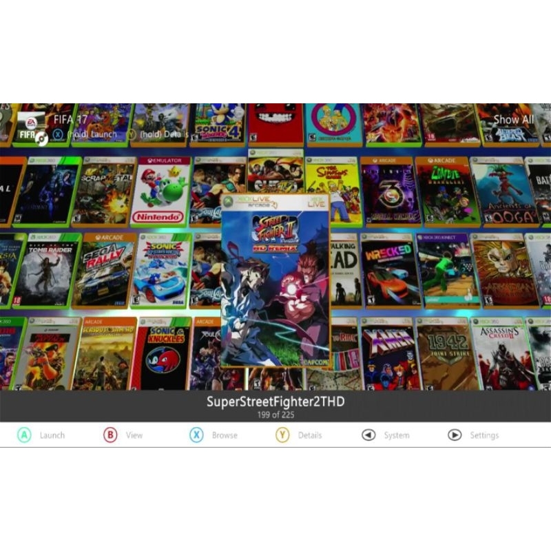 HD xbox 360 RGH 200 a 303 jogos Disco rígido HDD jogos Xbox 360