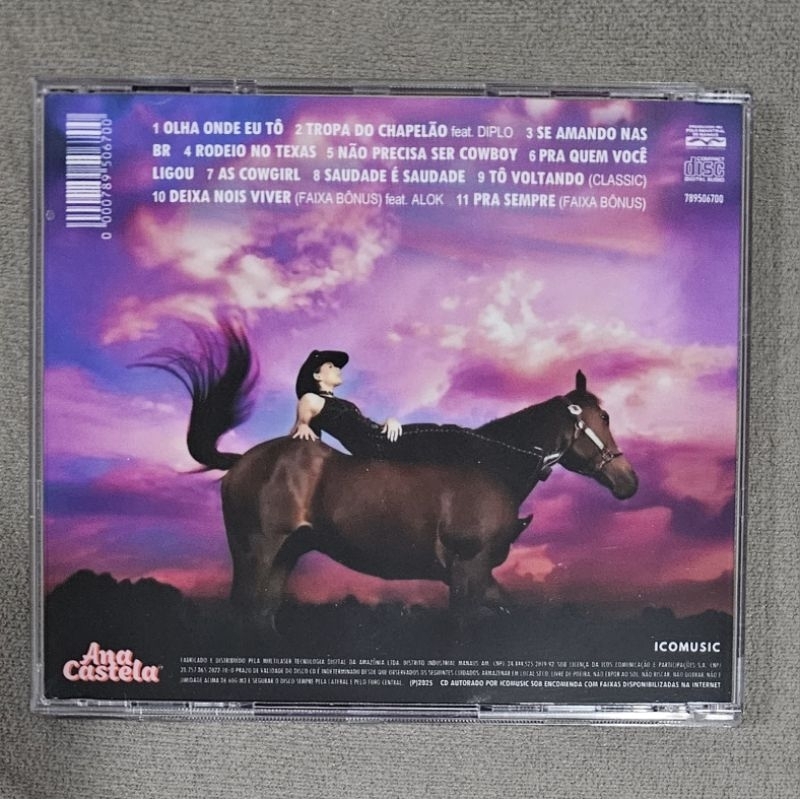CD Ana Castela - Let's Go Rodeo (2025) | Shopee Brasil