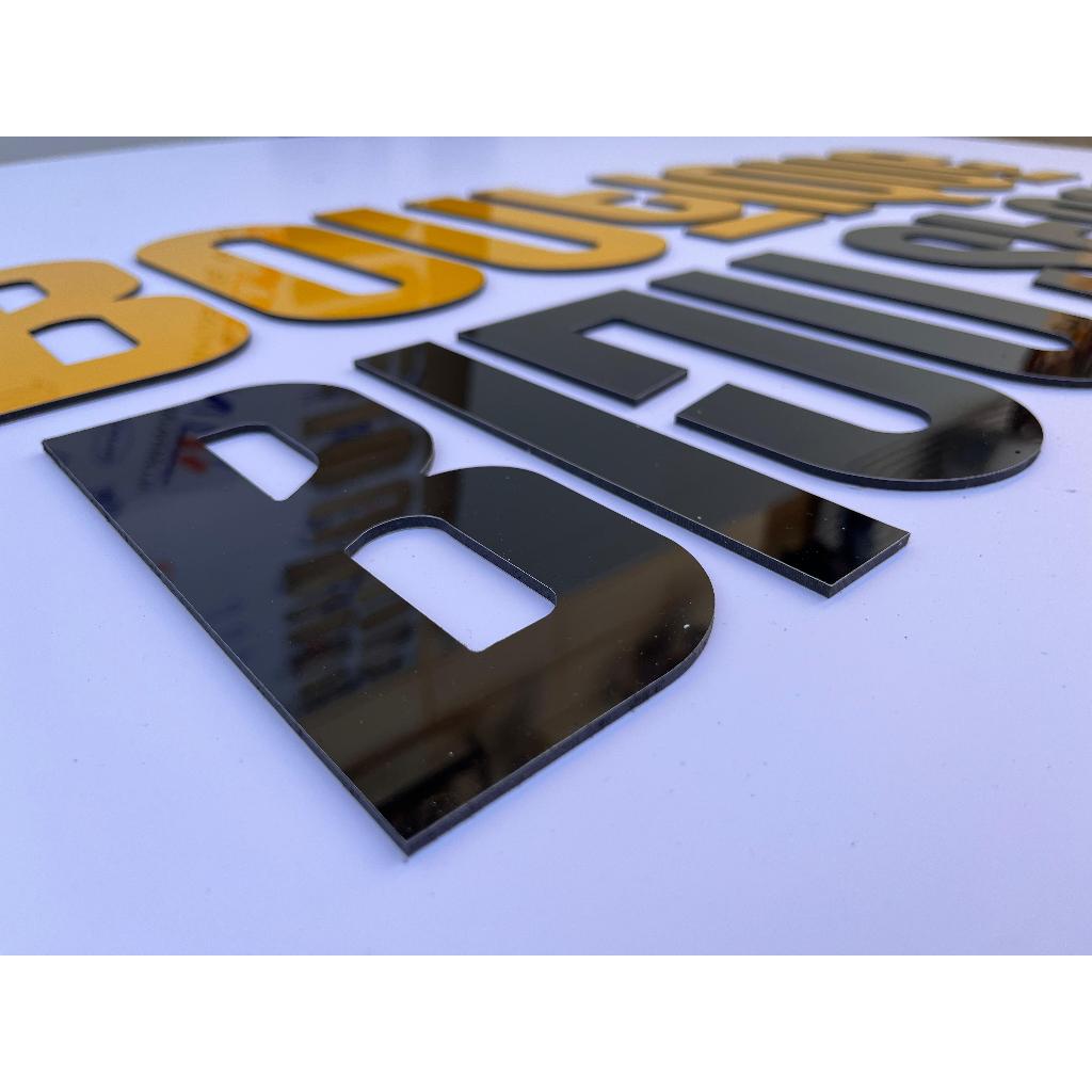 kit letras logotipo em acm personalizado Ou15j studio | Shopee Brasil