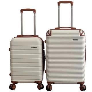 Kit Conjunto 2 peças Mala de Bordo/Viagem ziper Dupla Expansível Cadeado Rodina Removível 360Grau em Oferta na Shopee