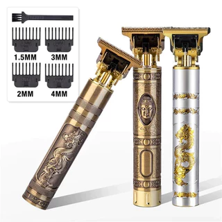 Máquina de Cortar Cabelo Barbeiro Dragão Profissional Elétrica Bateria Recarregável