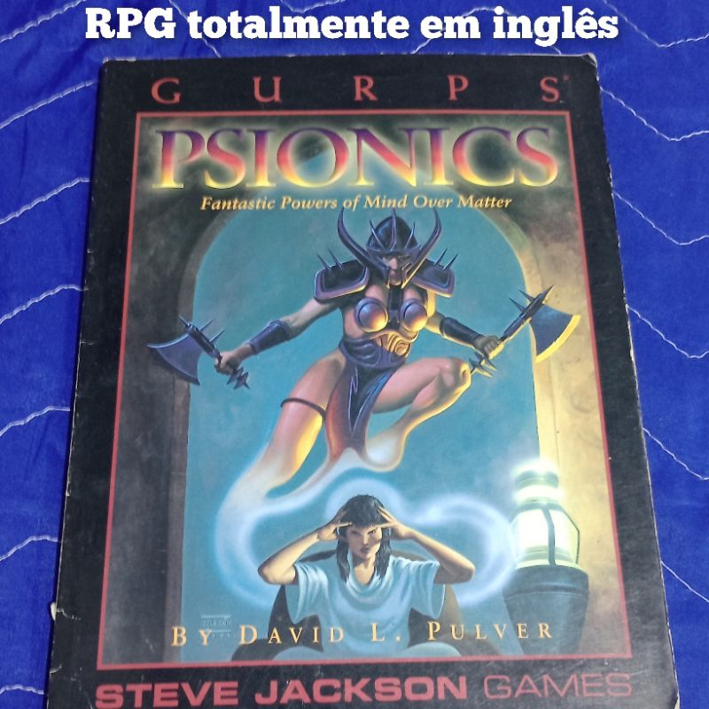 RPG em inglês GURPS Psionics fantastic Power of Over Matter | Shopee Brasil