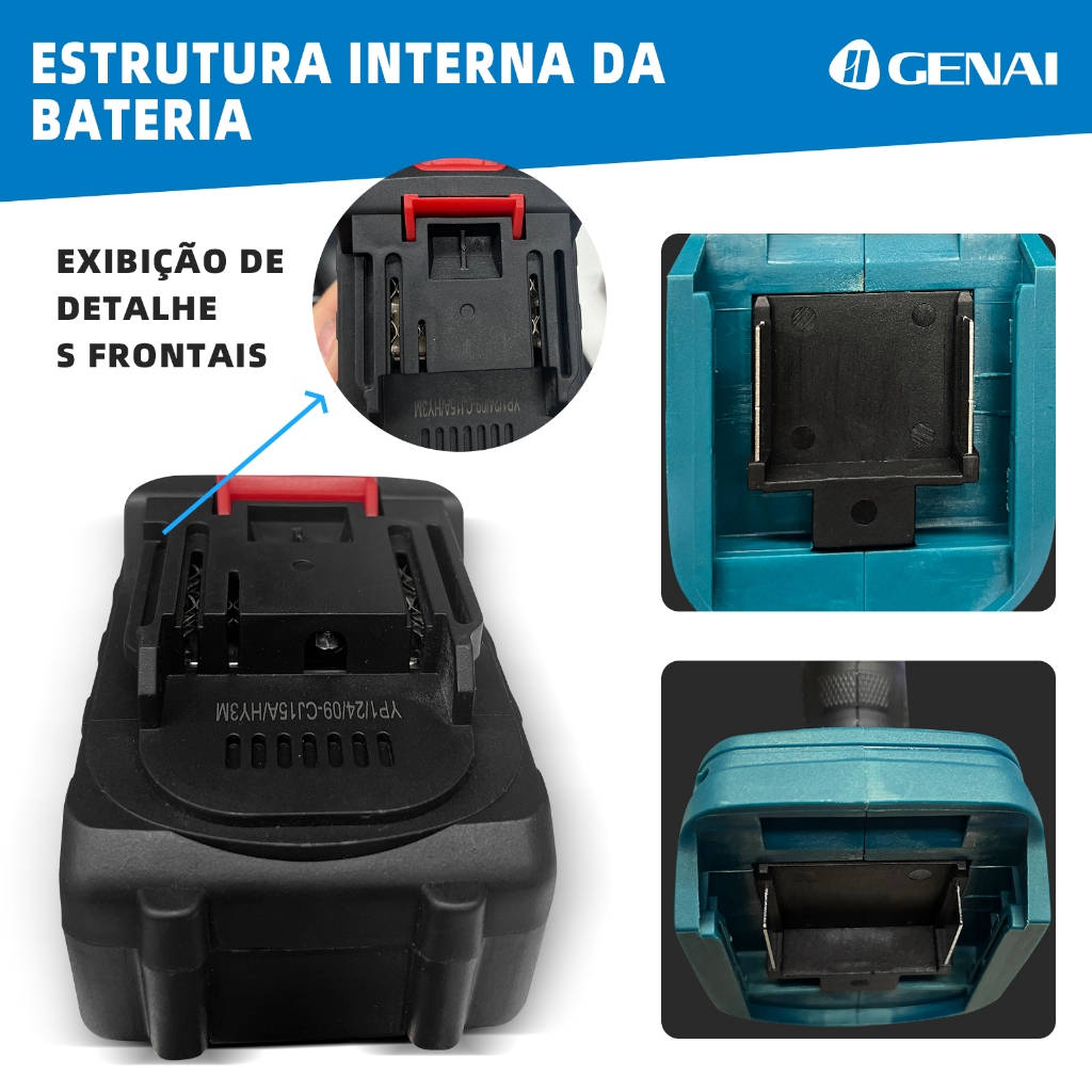 Bateria Makita 68V 6.0Ah (6000mAh) Li-Ion - Para Motosserra e