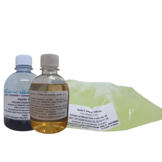 Kit Para Fabricação De Sabão Líquido Caseiro  Azul Querosene Rende 25L em Oferta na Shopee